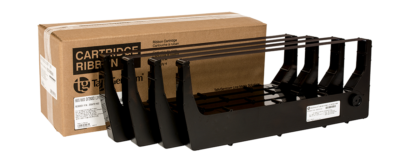 TallyGenicom Extended Life Ribbon Cartridge – 4-Pack