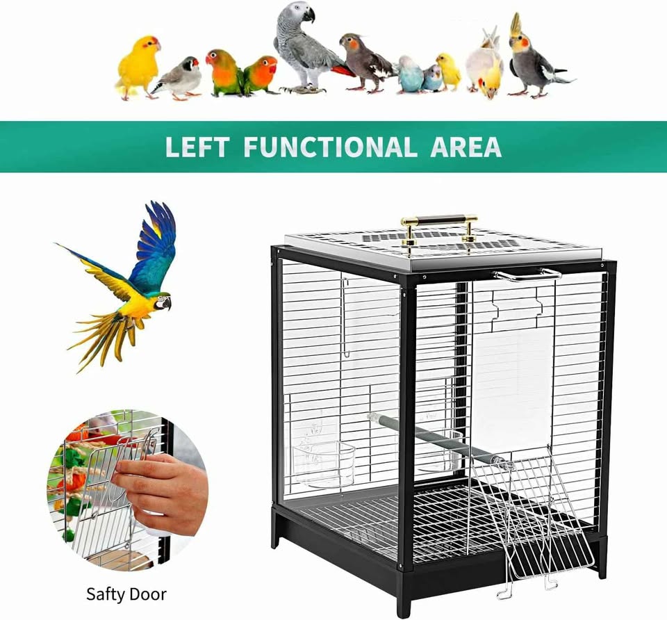 AideeGrowth Bird Travel Carrier