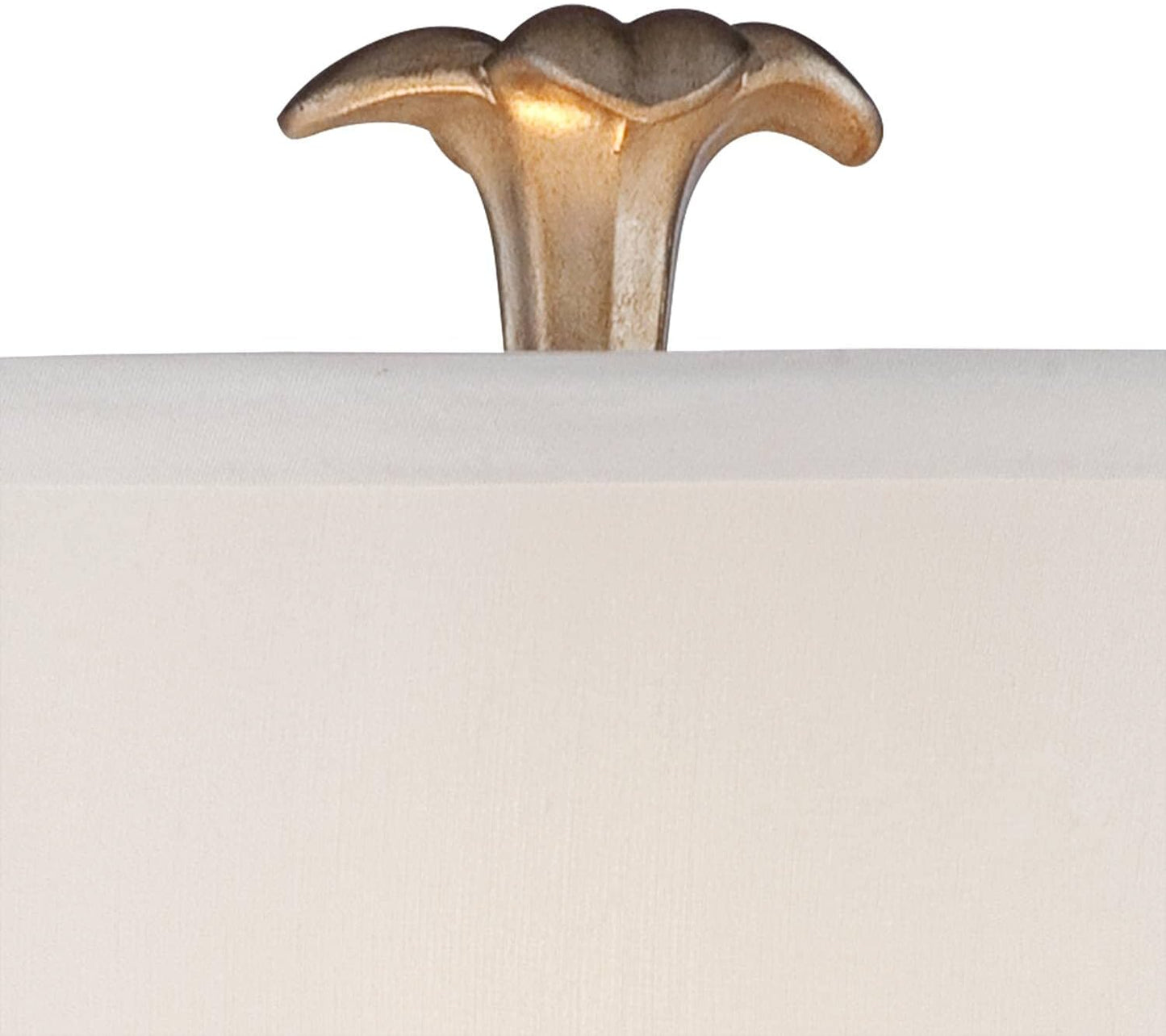 Alyson Traditional Glam Buffet Table Lamp – 32.75" Tall, Silver Champagne