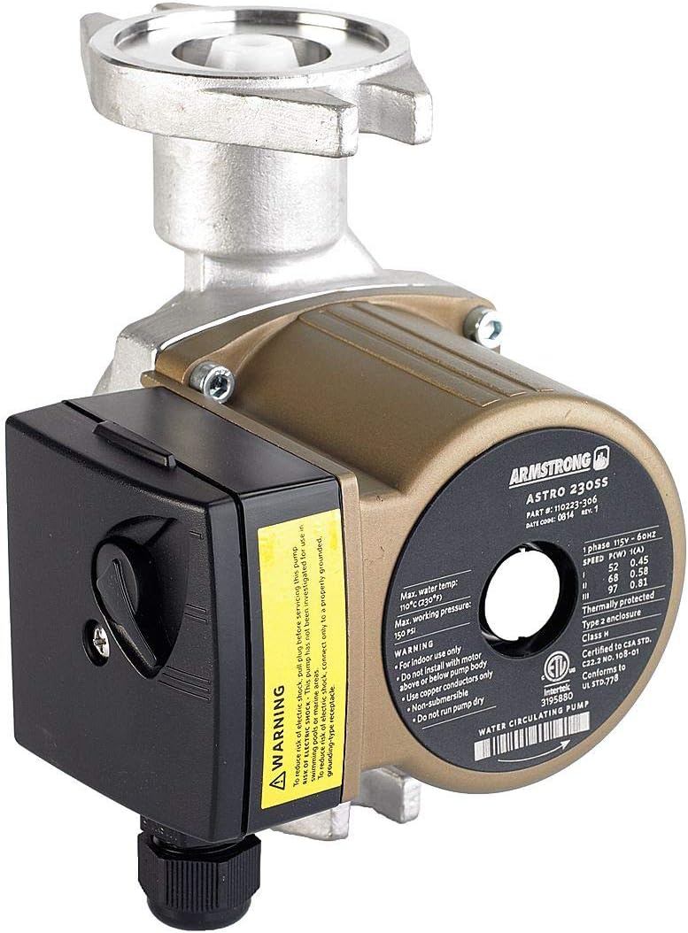 Armstrong 110223-306 Astro 230SS Wet Rotor Circulator – Stainless Steel