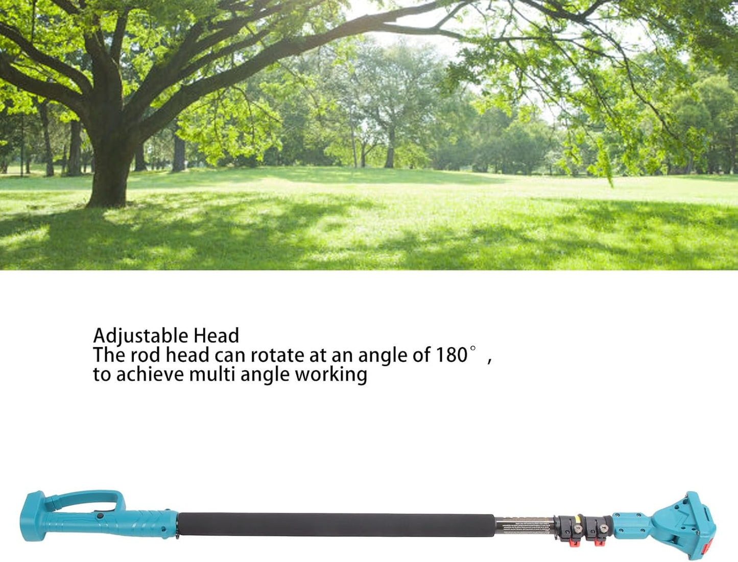 Cordless Pruning Extension Pole Pruner – Blue (Compatible with BL1830/1820/1840/1850/1860 Batteries)