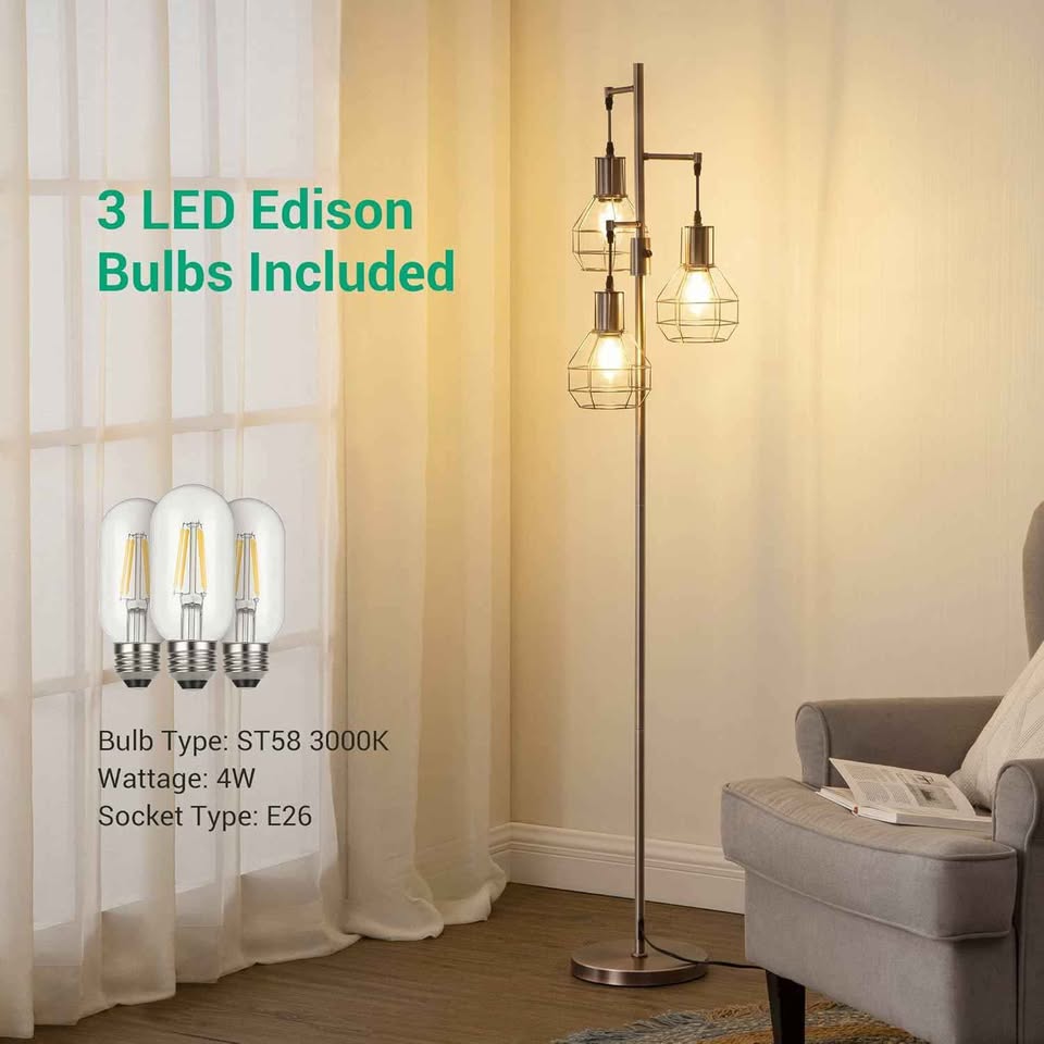 EDISHINE Dimmable Floor Lamp
