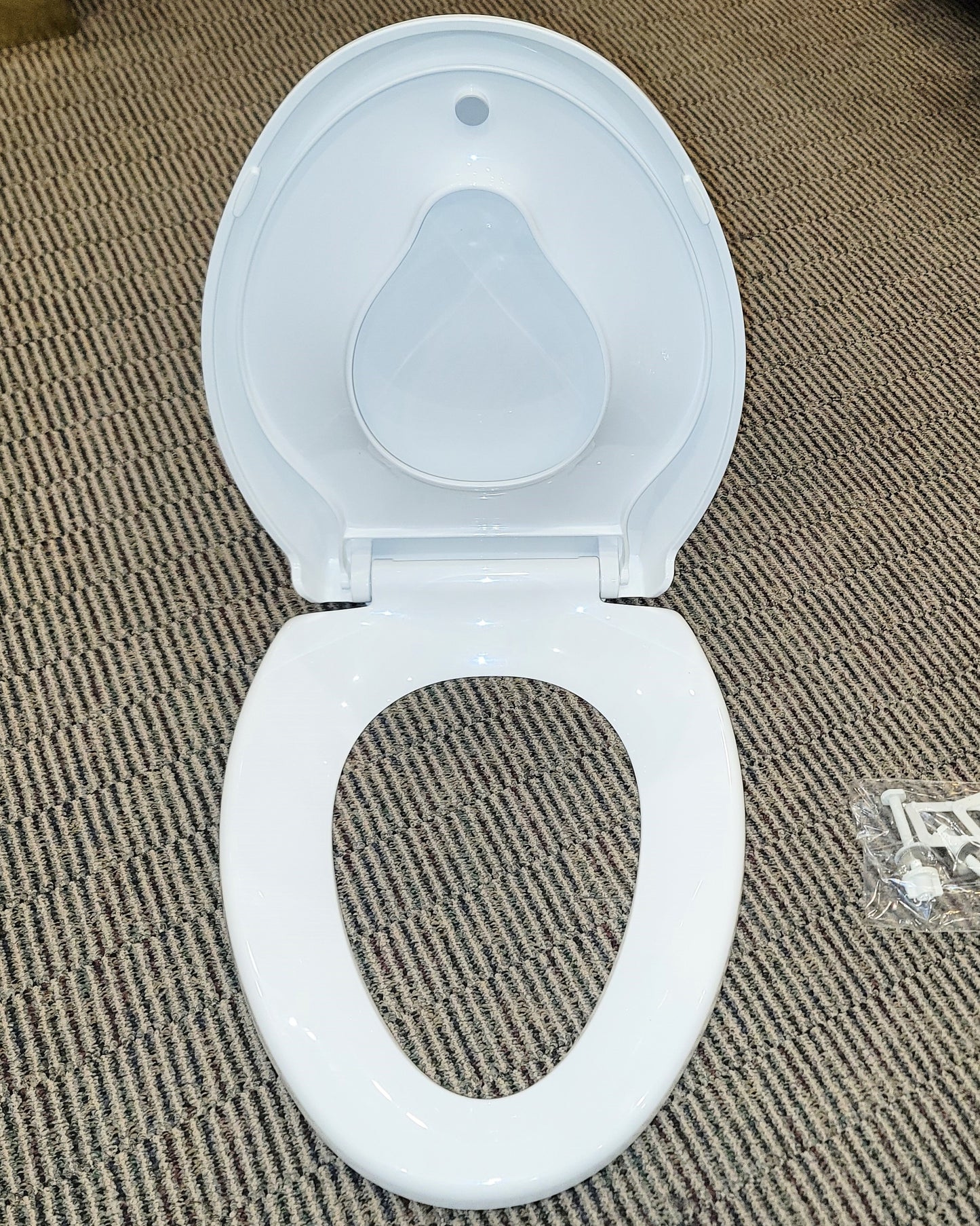 YASFEL Elongated Toilet Seat with Built-in Toddler Potty Seat