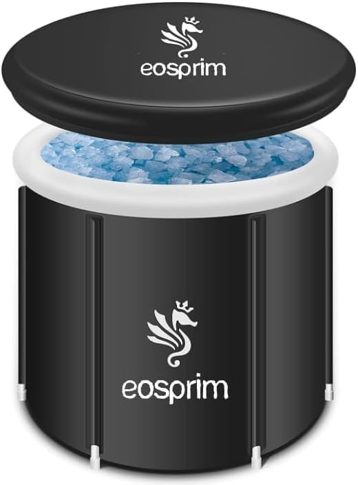 Eosprim Inflatable Ice Bath Tub – Cold Plunge Hot Soak Use