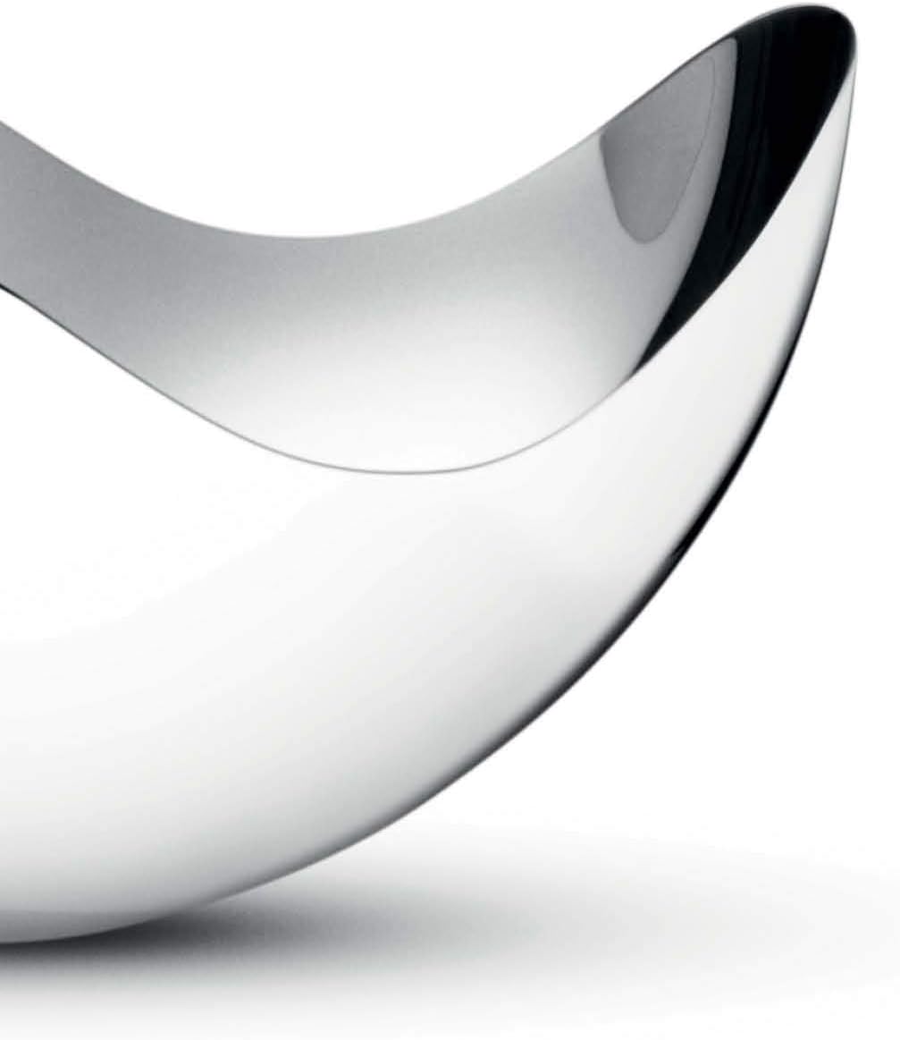 Georg Jensen Bloom Petit Stainless Steel Serving Bowl – Mirror Polished
