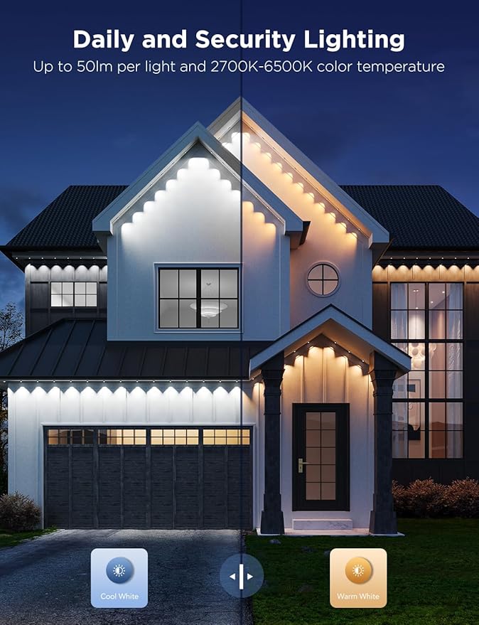 Govee Permanent Outdoor Lights Pro - 200ft (white version)