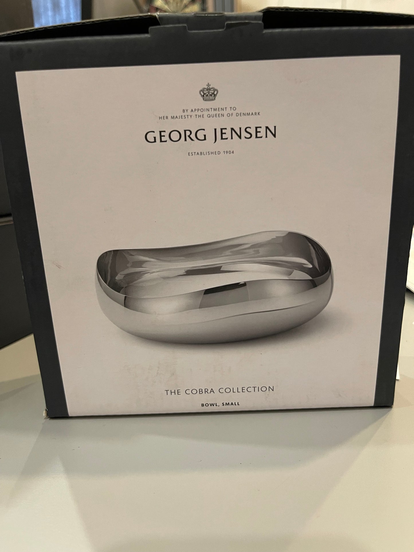 Georg Jensen Cobra Small Bowl – Mirror Polished Stainless Steel Snack or Candy Dish