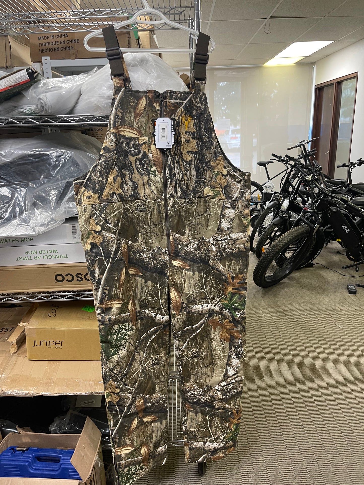 Men's Insulated Camo Hunting Overalls – Realtree Edge (XXL)