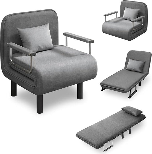 OKSTENCK 4-in-1 Convertible Sleeper Chair Bed