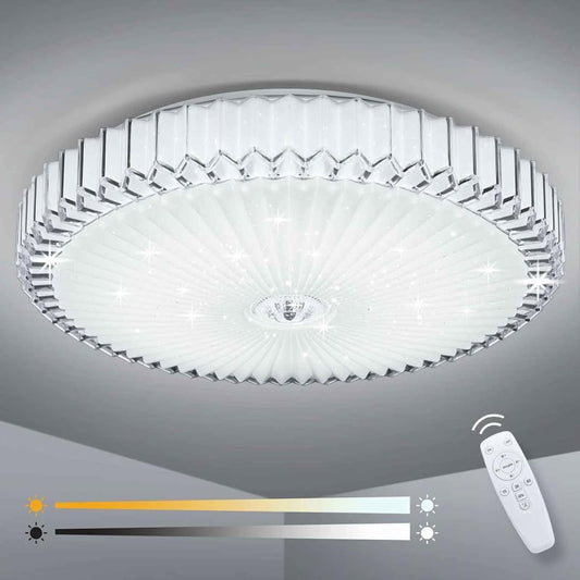 OOWOLF LED Ceiling Light with Dimmable Light