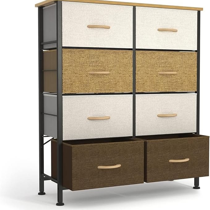 Pyraxis 8-Drawer Fabric Dresser