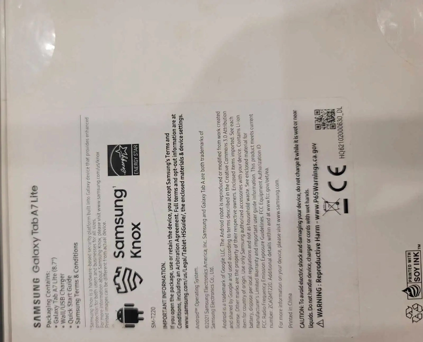 Samsung Galaxy Tab A7 Lite 8.7-inch Tablet