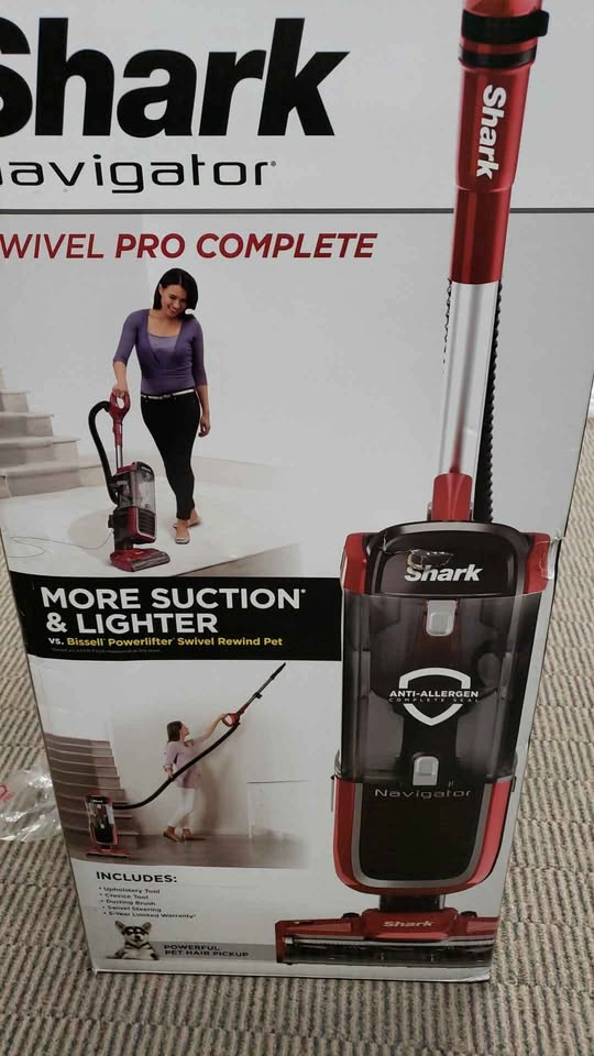 Shark Navigator Swivel Pro Complete Upright Vacuum – Red