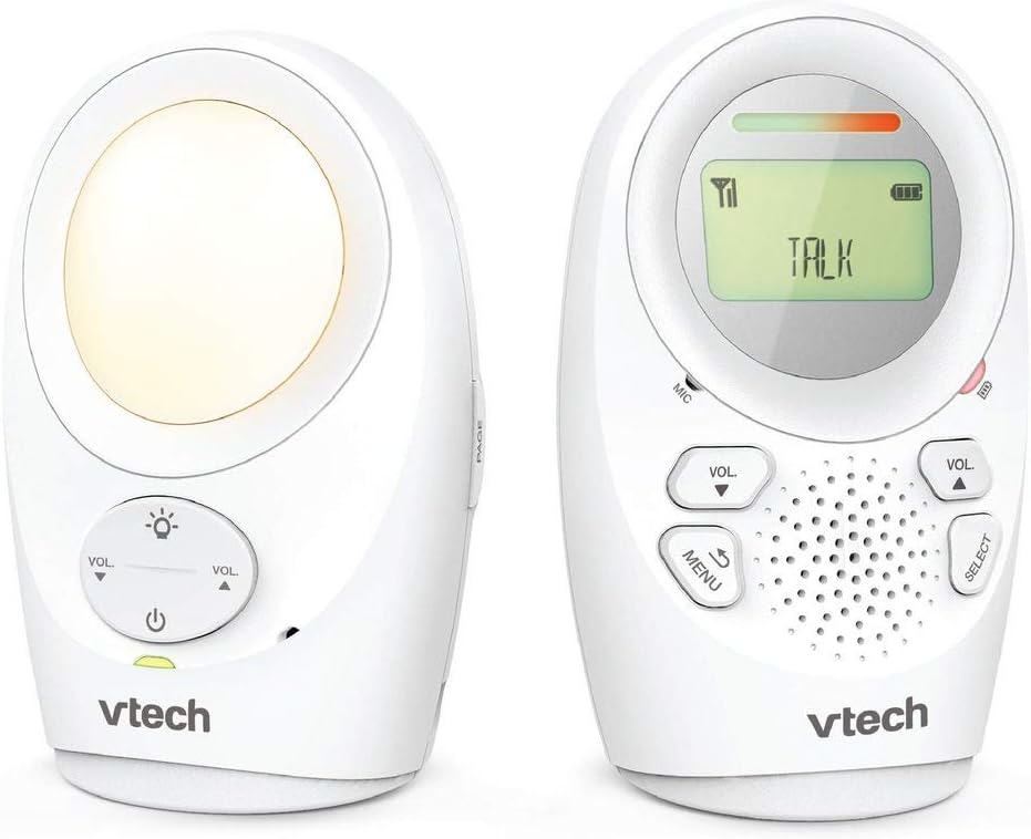 VTech Digital Audio Baby Monitor – 1 Parent Unit, Nightlight