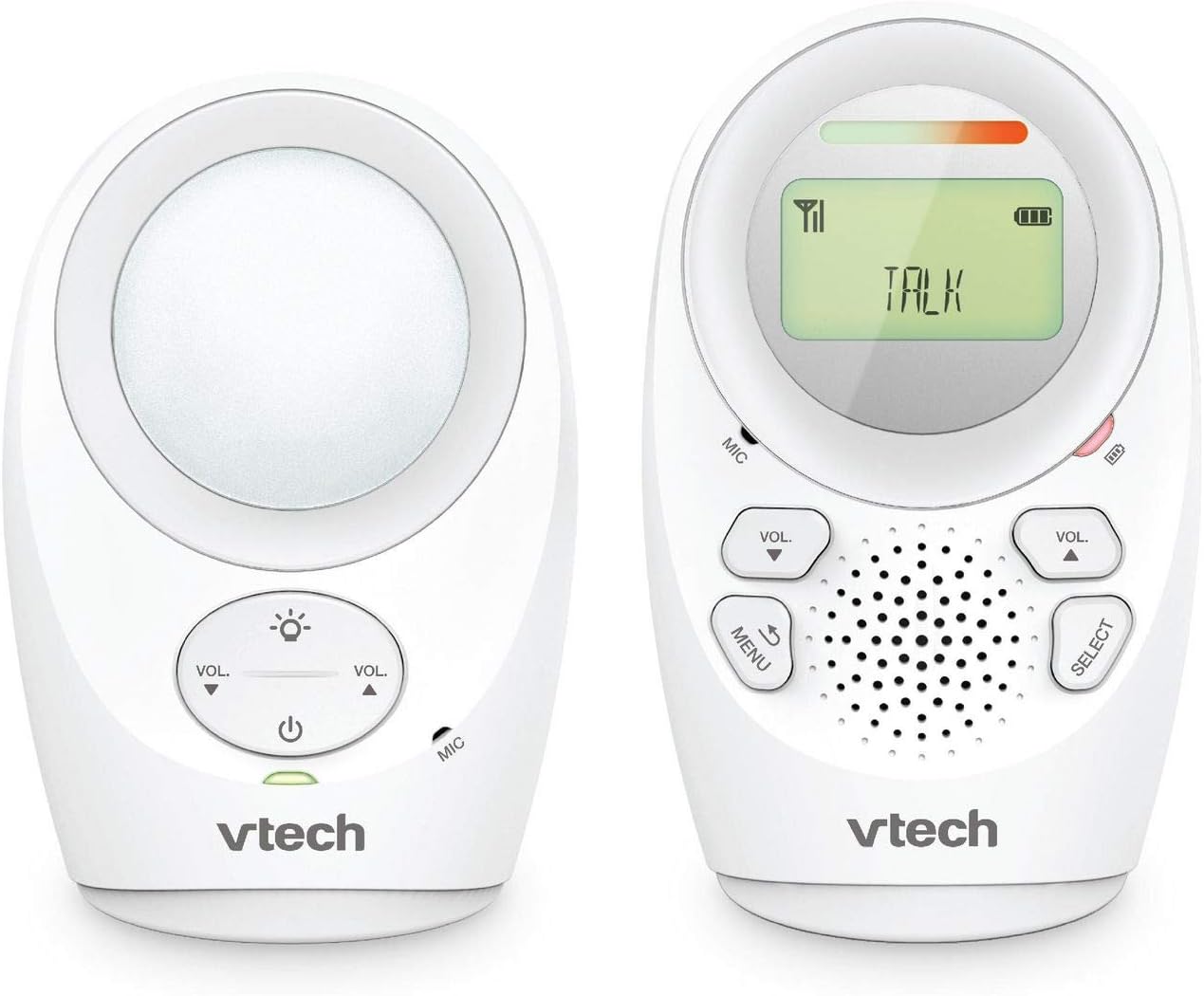 VTech Digital Audio Baby Monitor – 1 Parent Unit, Nightlight