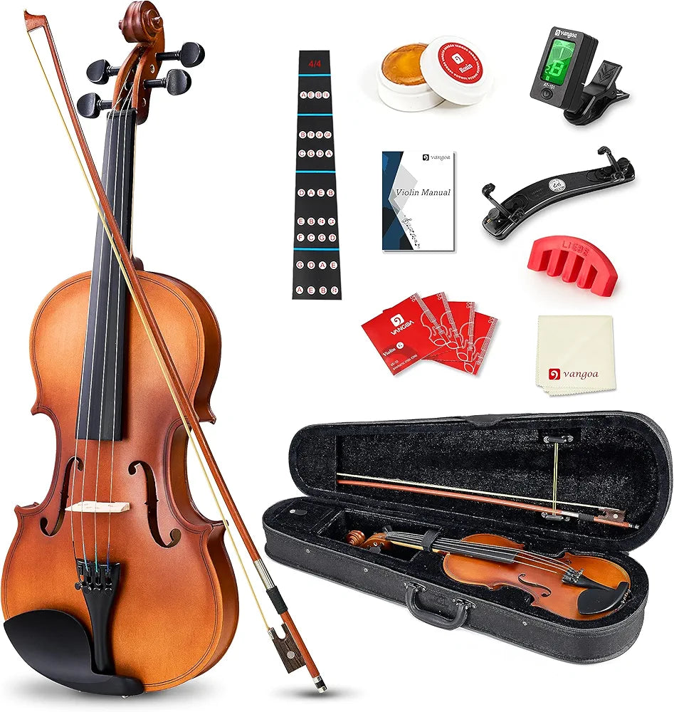 Vangoa VV-4 Acoustic Violin Outfit with Case