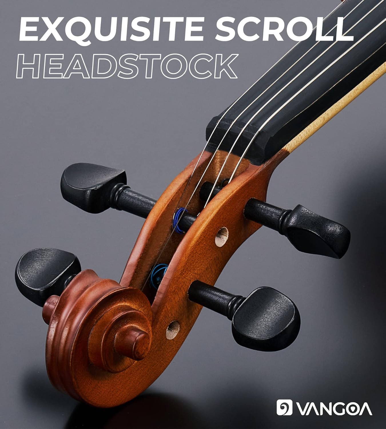 Vangoa VV-4 Acoustic Violin Outfit with Case