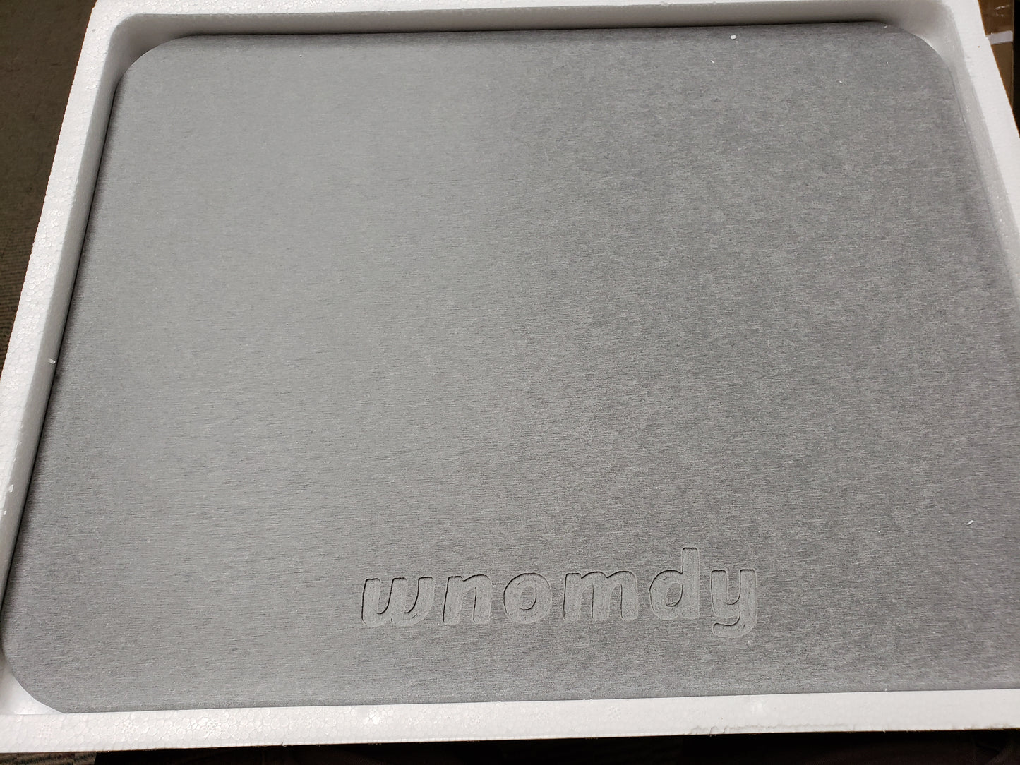 WNOMDY Diatomaceous Earth Bath Stone Mat – Super Absorbent Quick Drying (15.35" x 23.62")