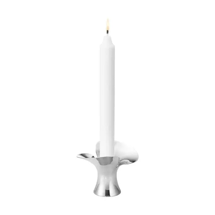 Bloom Taper Candleholder – Set of 2 Sculptural Stainless Steel Holders