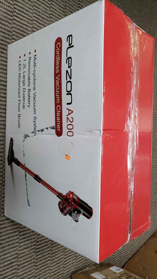 Elezon A200 Cordless Vacuum Cleaner – 18KPa, 38min Runtime, Lightweight