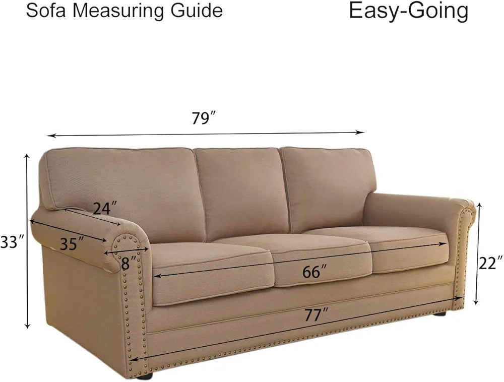 Stretch Sofa Slipcover Couch Sofa Cover Furniture Protector Soft with Elastic Bottom