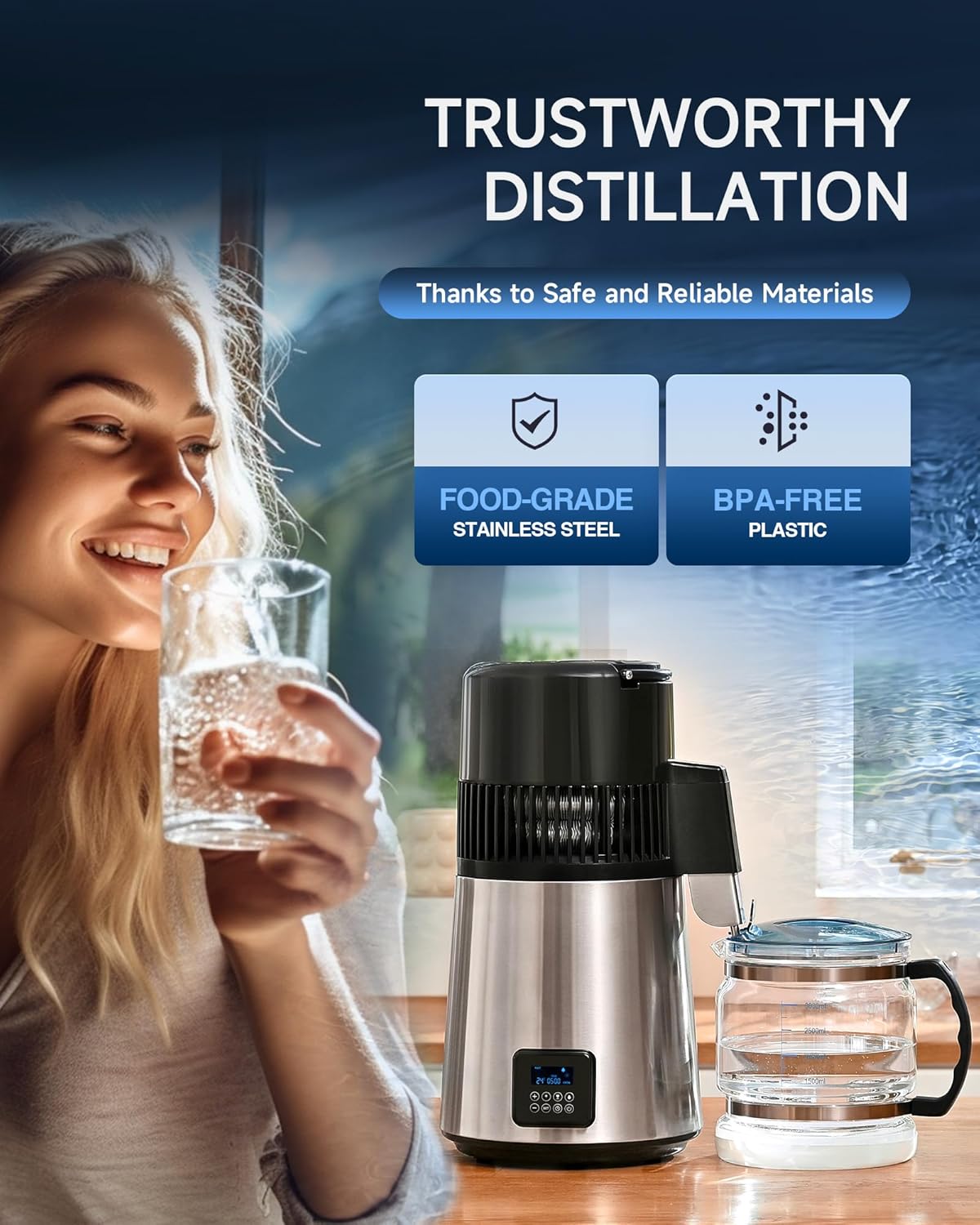 CO-Z Water Distiller for Home
