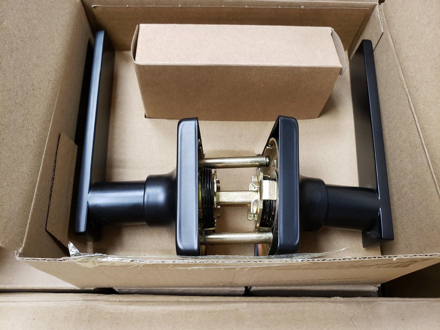 GOBEKOR 10 Pack Matte Black Passage Levers