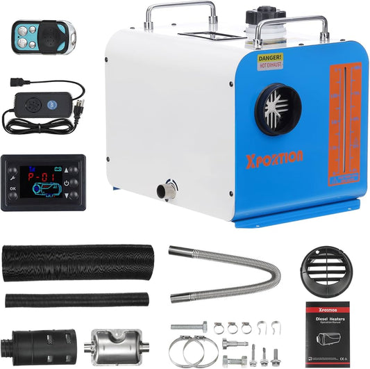 Diesel Heater 8.3KW, All-in-One Portable Blue Diesel Air Heater