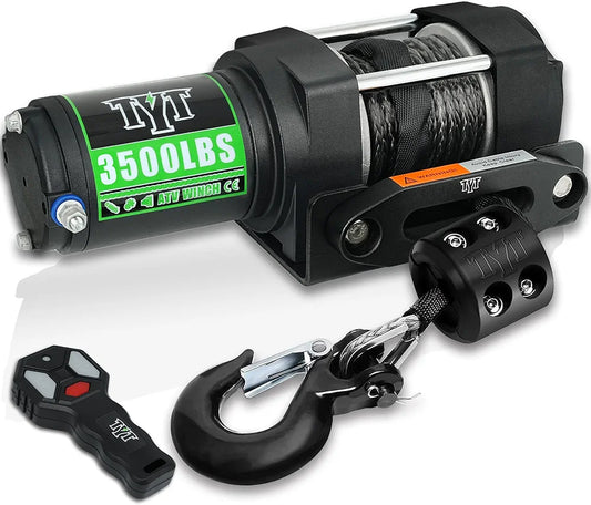 TYT 3500 lb ATV Winch, 12V DC Electric Winch