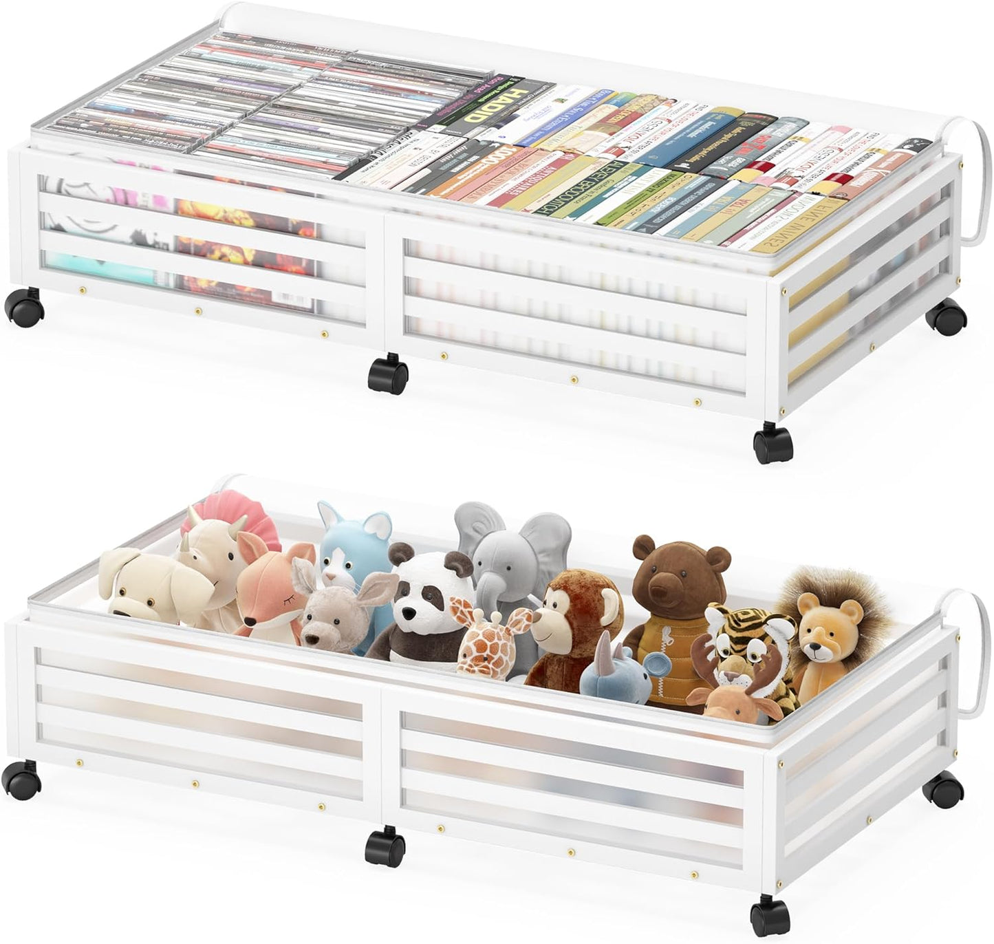 Zixpal Under Bed Storage with Wheels