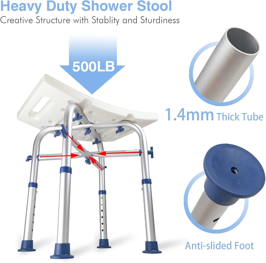Shower Stool Heavy Duty 500Lbs