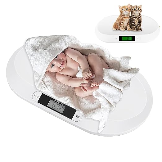 3-in-1 Digital Baby Scale with LCD Display – Weighs Infants, Pets