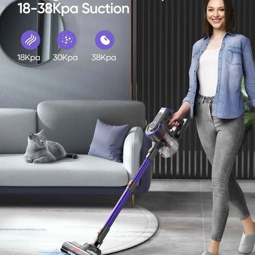 BuTure JR400 Cordless Vacuum Cleaner – 400W, 38Kpa, 55min Runtime