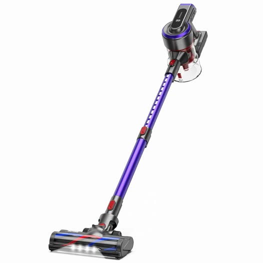 BuTure JR400 Cordless Vacuum Cleaner – 400W, 38Kpa, 55min Runtime
