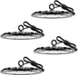 4-Pack 200W UFO LED High Bay Lights – 20,000LM, 6000K Daylight, Aluminum Build