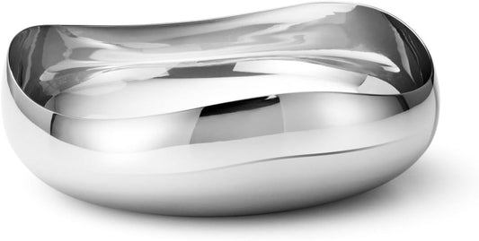 Georg Jensen Cobra Small Bowl – Mirror Polished Stainless Steel Snack or Candy Dish