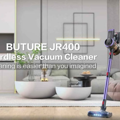 BuTure JR400 Cordless Vacuum Cleaner – 400W, 38Kpa, 55min Runtime