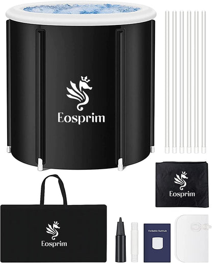Eosprim Inflatable Ice Bath Tub – Cold Plunge Hot Soak Use