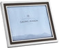 Georg Jensen Manhattan Picture Frame – 10x8” Stainless Steel with Leather Trim