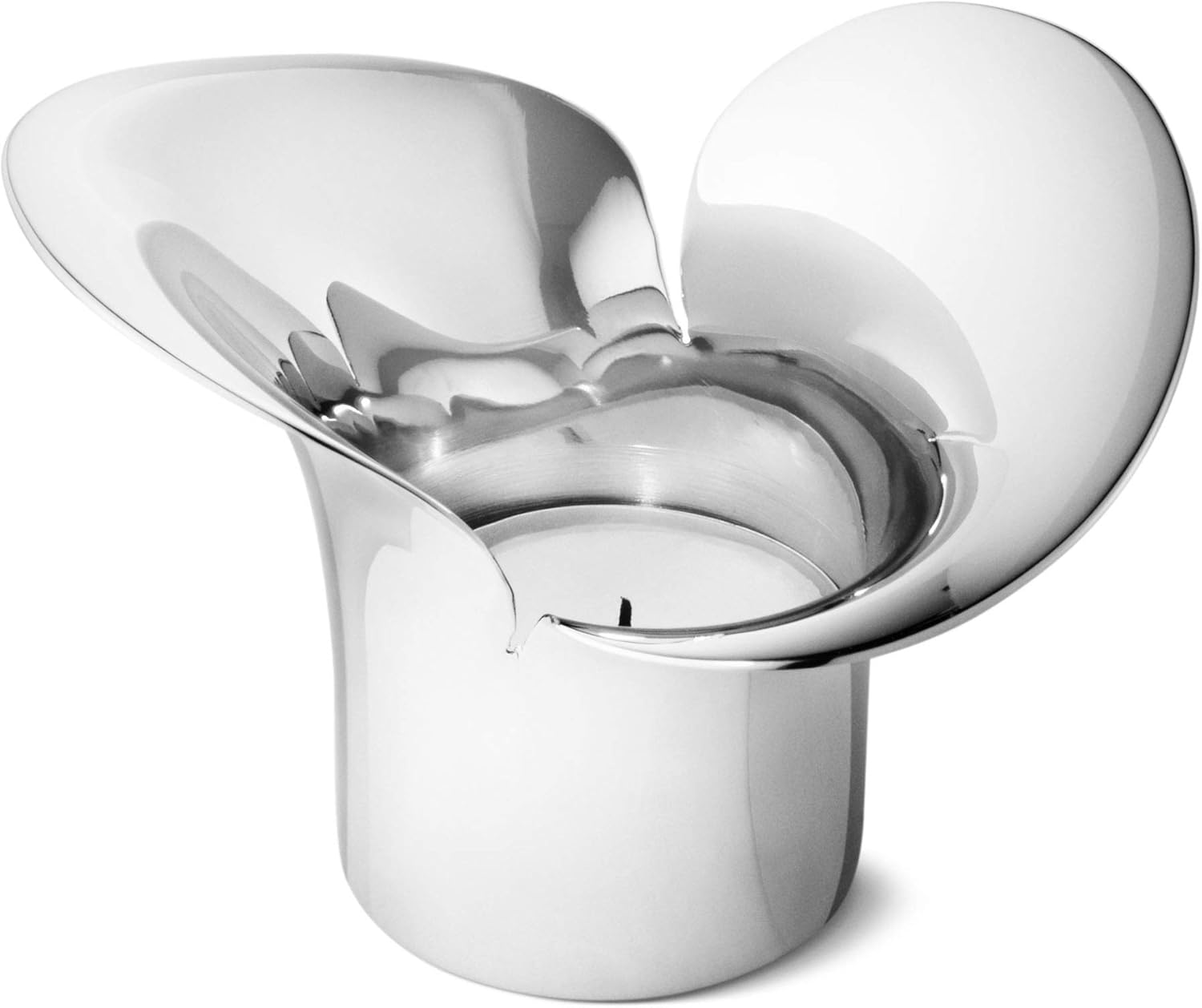 Georg Jensen Cobra Collection Tealight Holders - Set of Two