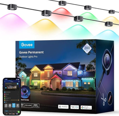 Govee Permanent Outdoor Lights Pro - 200ft (white version)