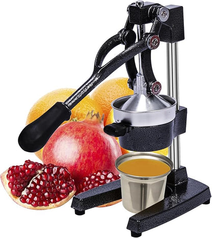 Gowintech Heavy Duty Manual Citrus Juicer – Cast Iron, Black