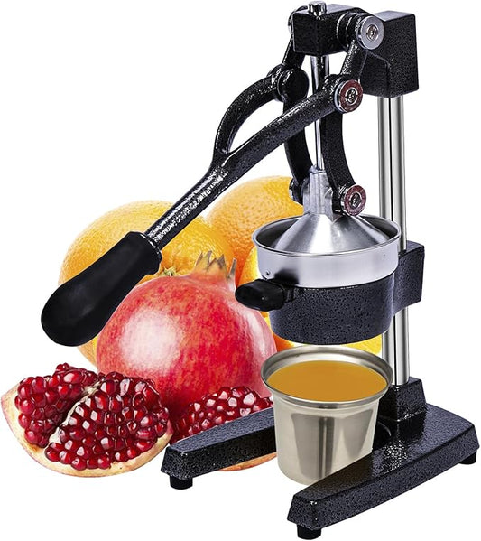 Gowintech Heavy Duty Manual Citrus Juicer – Cast Iron, Black