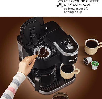 Keurig K-Duo Single Serve & Carafe Coffee Maker – Gen 1, Black