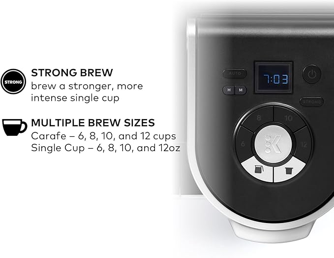 Keurig K-Duo Single Serve & Carafe Coffee Maker – Gen 1, Black