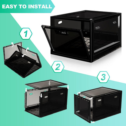 Lockable Storage Box – 2-Pack Combination Code Containers for Food, Electronics