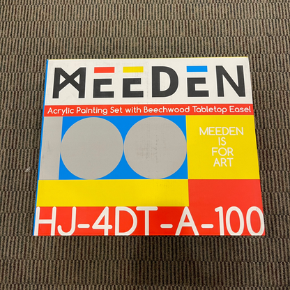 MEEDEN Acrylic Painting Set with Beechwood Tabletop Easel