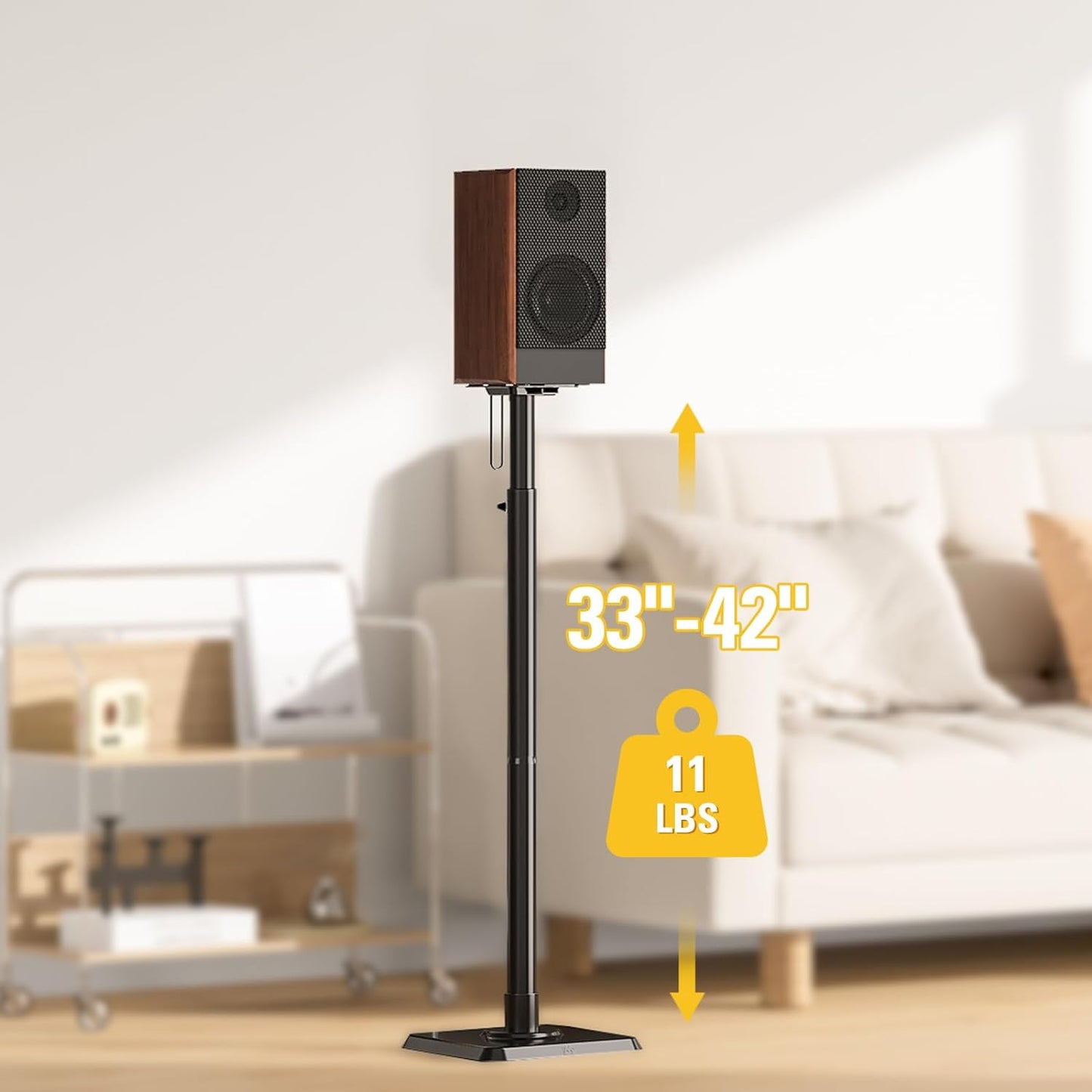 Mounting Dream Universal Speaker Stands for Surround Sound Speakers