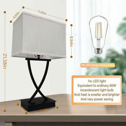 Oyedis 3-Way Dimmable Touch Control Table Lamp