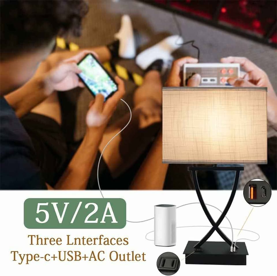 Oyedis 3-Way Dimmable Touch Control Table Lamp